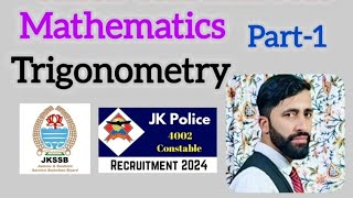 Trigonometry  Introduction of Trigonometry  Mathematics 📐📊📚 jkssb jkssbconstablejobs [upl. by Oirasor]