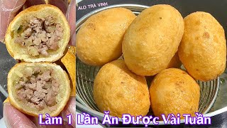 Có Khoai Mì Làm Bánh Kiểu Này Giòn Ngon Dễ Hơn Bánh Cam Rán Fried cassava cake [upl. by Santiago218]