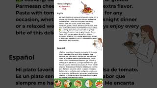 🍲 Lectura en Inglés My Favorite Dish  Mejora tu Comprensión con Historias en Inglés 🍽️ [upl. by Reidid287]