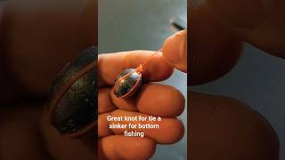 how to tie a egg sinker for bottom fishing fishingknot fishing [upl. by Berkin710]