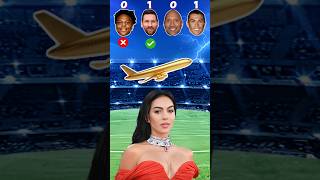 Ronaldo Vs Messi vs Ishowspeed vs The Rock  Georgina ask 🥰 [upl. by Attolrahc]