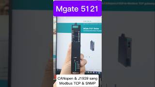 MGate 5121 Bộ chuyển đổi giao thức CANopen amp J1939 sang Modbus TCP amp SNMP shorts moxavietnam [upl. by Martha]