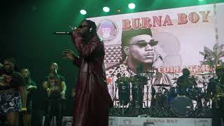 Burna Boy  Collateral Damage Live at Youtube Music Nights at KOKO Camden London [upl. by Atined]