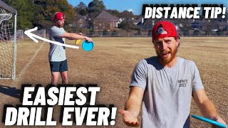 The EASIEST Drill to Fix Your Pull Through and Gain Distance in Disc Golf [upl. by Anawaj]