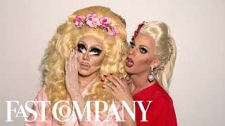 Trixie And Katya On Job Interviews Taxes And Dentistry  Fast Company [upl. by Asile880]