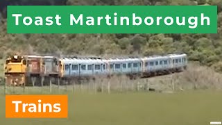 Trains in NZ  Toast Martinborough trains 2006 [upl. by Aurelio37]