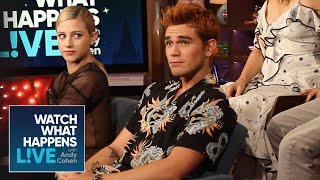 Backstage With Riverdale Stars Lili Reinhart KJ Apa Luke Perry amp Mädchen Amick  WWHL [upl. by Stephine]