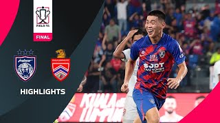 Johor Darul Tazim 20 Kuala Lumpur City FC  FA FINAL  Highlights Piala FA 2023 [upl. by Eniawd950]