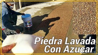 Banqueta Piedra lavada con azúcar [upl. by Yung641]