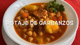 Potaje de Garbanzos  Chickpea Soup [upl. by Adrien83]