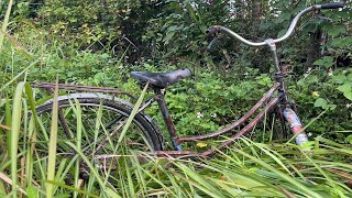 Abandoned rusty bicycle how to restore it [upl. by Amled221]