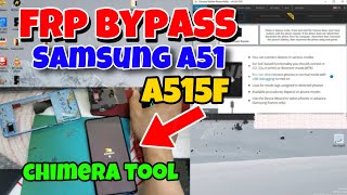 Samsung A51 FRP bypass  SMA515F frp bypass using Chimera Test point [upl. by Angelique846]