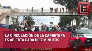 Continúa bloqueo en la MéxicoTexcoco [upl. by Ariet38]