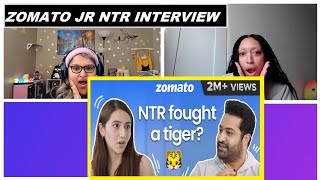 Zomato JR NTR Interview REACTION JR NTR RRR jrntr rrr [upl. by Addia]