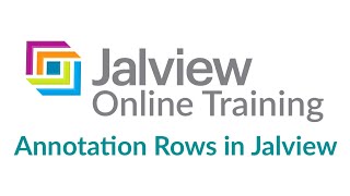 Annotation rows in Jalview [upl. by Burny]