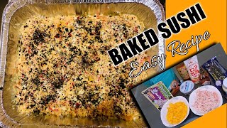 EASY BAKED SUSHI  EASY RECIPE [upl. by Fitalludba132]