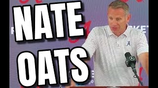 NATE OATS PREVIEWS 20232024 ALABAMA BASKETBALL SEASON  TALKS IMPACT OF TRANSFER PORTAL [upl. by Munn]