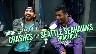 DUDE PERFECT  Seattle Seahawks Edition BONUS Video [upl. by Arahk]