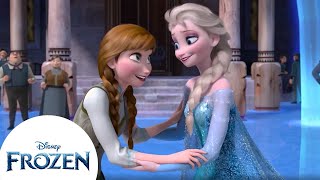 Elsa and Annas Magical Moments  Frozen [upl. by Enitsirhk444]