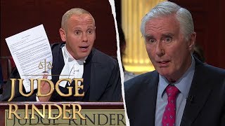 Man Learns a Shocking Discovery About His Downloaded Contract Template  Judge Rinder [upl. by Ballou62]