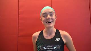 Sadie Engelhardt Breaks Juliette Whittakers Mile Meet Record to Claim New Balance Nationals Title [upl. by Akeret937]