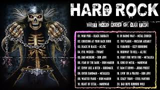 HARD ROCK  Best Hard Rock Of All Time  Black Sabbath Deep Purple ACDC Manowar Iron Maiden [upl. by Notsur574]