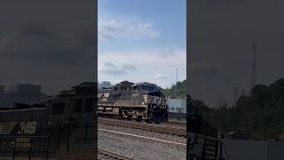 NS 4317 and 8032 lead 18N through Wilmerding PA [upl. by Harleigh]