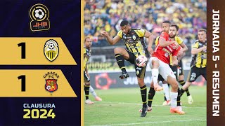 El Clásico terminó en igualdad  Táchira vs Caracas  LigaGrupoJHS  Jornada 5 [upl. by Attem]