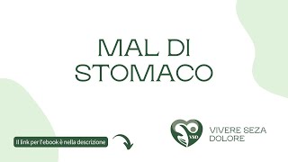 Massaggio per mal di stomacogastrite VSD  Vivere Senza Dolore [upl. by Aleekat]