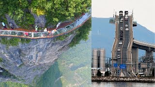 12 Most Terrifying Bridges You Dont Want To Cross [upl. by Minnie]