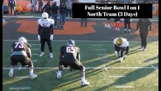 2020 Senior Bowl O Line vs D line North  3 Day Film Breakdown [upl. by Adihahs932]