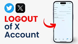 How to Logout of X Account Logout of Twitter Account [upl. by Levona]