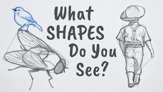 How to Draw ANYTHING Using Simple Shapes [upl. by Inava23]