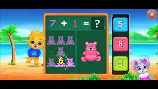 1first lesson Math education for your sweet childrenMath questions collecting numbers [upl. by Iveksarap687]