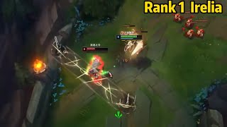 Rank 1 Irelia This Irelia Mechanic is SO SMOOTH [upl. by Attelliw]