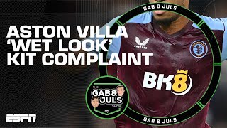 Aston Villa players complain about jersey’s ’WET LOOK’ to kit supplier Castore  ESPN FC [upl. by Fabi529]