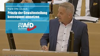 Prinzip der Gewaltenteilung konsequent umsetzen [upl. by Armando913]