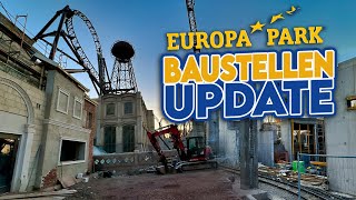 EUROPAPARK BaustellenUpdate  VOLTRON amp ALPENEXPRESS Neue Achterbahnen im Winter  NEUHEITEN 2024 [upl. by Billat]