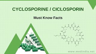 Cyclosporine or Ciclosporin Sandimmune Immunosuppressant Prevents Organ Transplant Rejection [upl. by Aronel228]