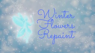 Christmas Special🎄 The Poinsettias Nymph Winter Flowers Repaint 💙❄️✨️🧚🏼‍♀️ [upl. by Dnalwor152]