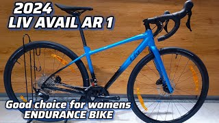 2024 LIV AVAIL AR 1 XS  WEIGHT  WOMENS ENDURANCE BIKE [upl. by Rudy222]