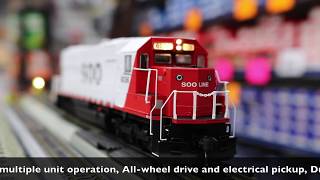 Walthers HO EMD SD60 Spartan Cab With Sound amp DCC  Soo Line [upl. by Ytteb]