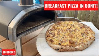 Wood Fired Breakfast Pizza Made In Ooni Fyra 12 oonipizzaovens breakfastpizza woodfiredpizza [upl. by Jessi]