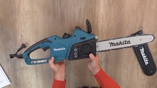 Unboxing and Assembling Makita UC3541A 1800W 35cm 14quot Electric Chainsaw  Bob The Tool Man [upl. by Gilchrist]