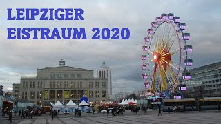 Premiere des WillenborgRiesenrades Der Leipziger Eistraum 2020 [upl. by Olivie766]