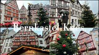 BernkastelKues Germany 🇩🇪  Weihnachtsmarkt 2023  Christmas Market 🎄 [upl. by Tarsuss448]