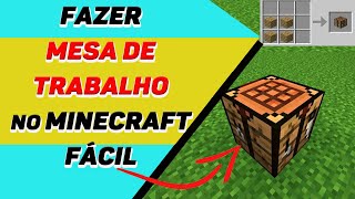 Como fazer uma MESA de TRABALHO no Minecraft [upl. by Kalfas]