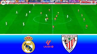 Real Madrid vs Athletic Bilbao  La Liga 2324  Full Match All Goals  EA FC 24 Gameplay PC [upl. by Ardnekat]