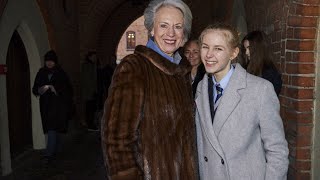 Prinsesse Benedikte besøgte Herlufsholm og komtesse Ingrid [upl. by Ulund]