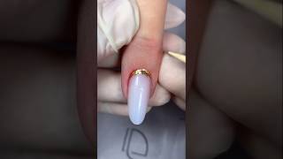 Frenchie 😳 nails nailart uñas naildecoration naildesign billieeilish billie nails [upl. by Htez]